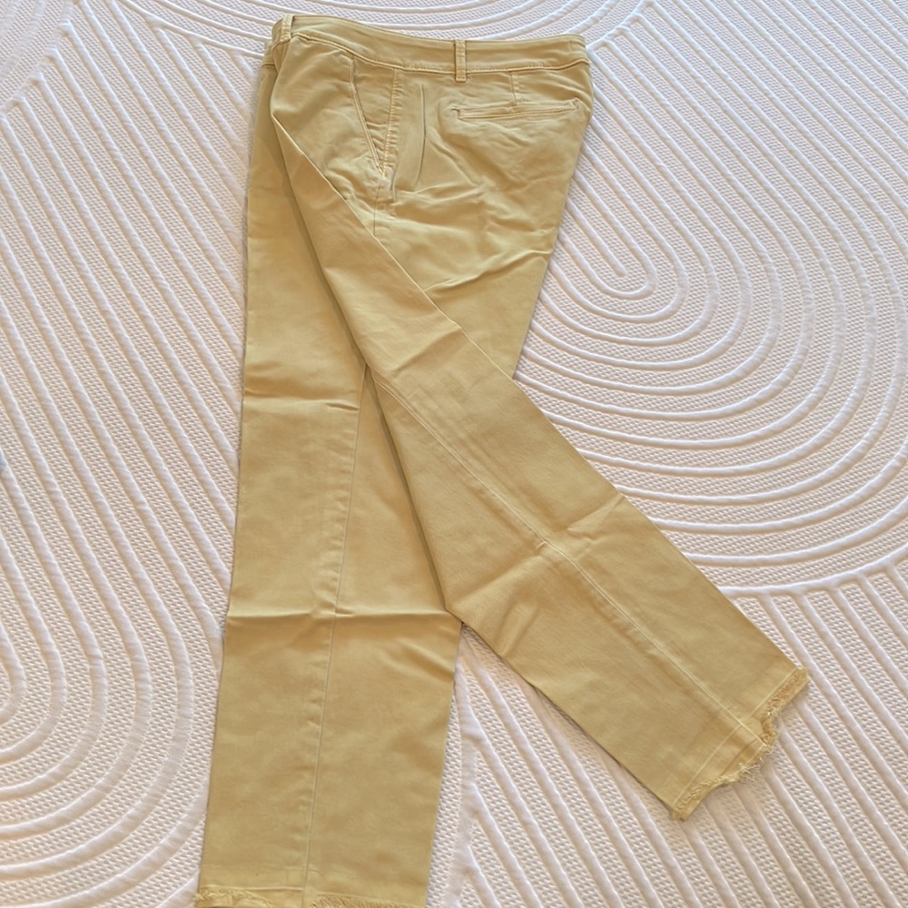 Loft cropped fringe chino